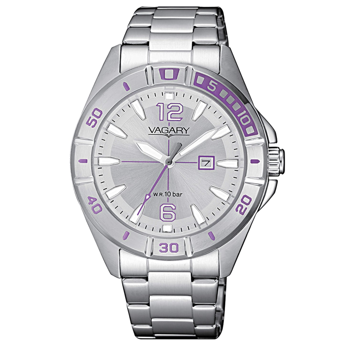 Orologio Vagary Aqua 39 Lady 35 mm Silver e Rosa