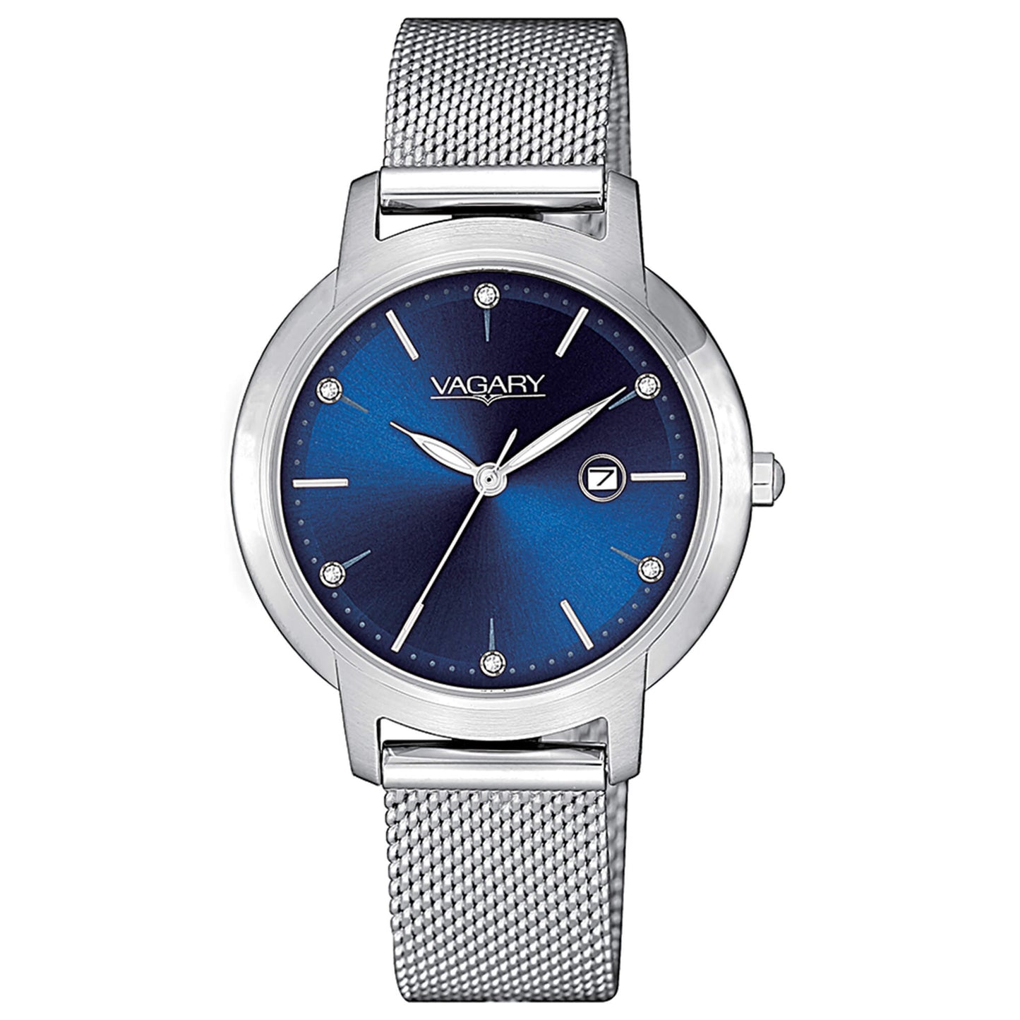 Orologio Vagary Flair Lady 32 mm Blu Maglia Milanese