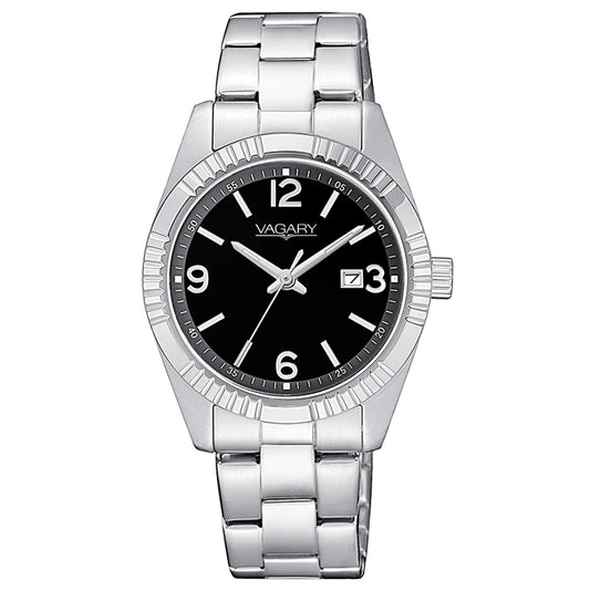Orologio Vagary Timeless Lady 31 mm Nero Indici Ed Arabi Acciaio