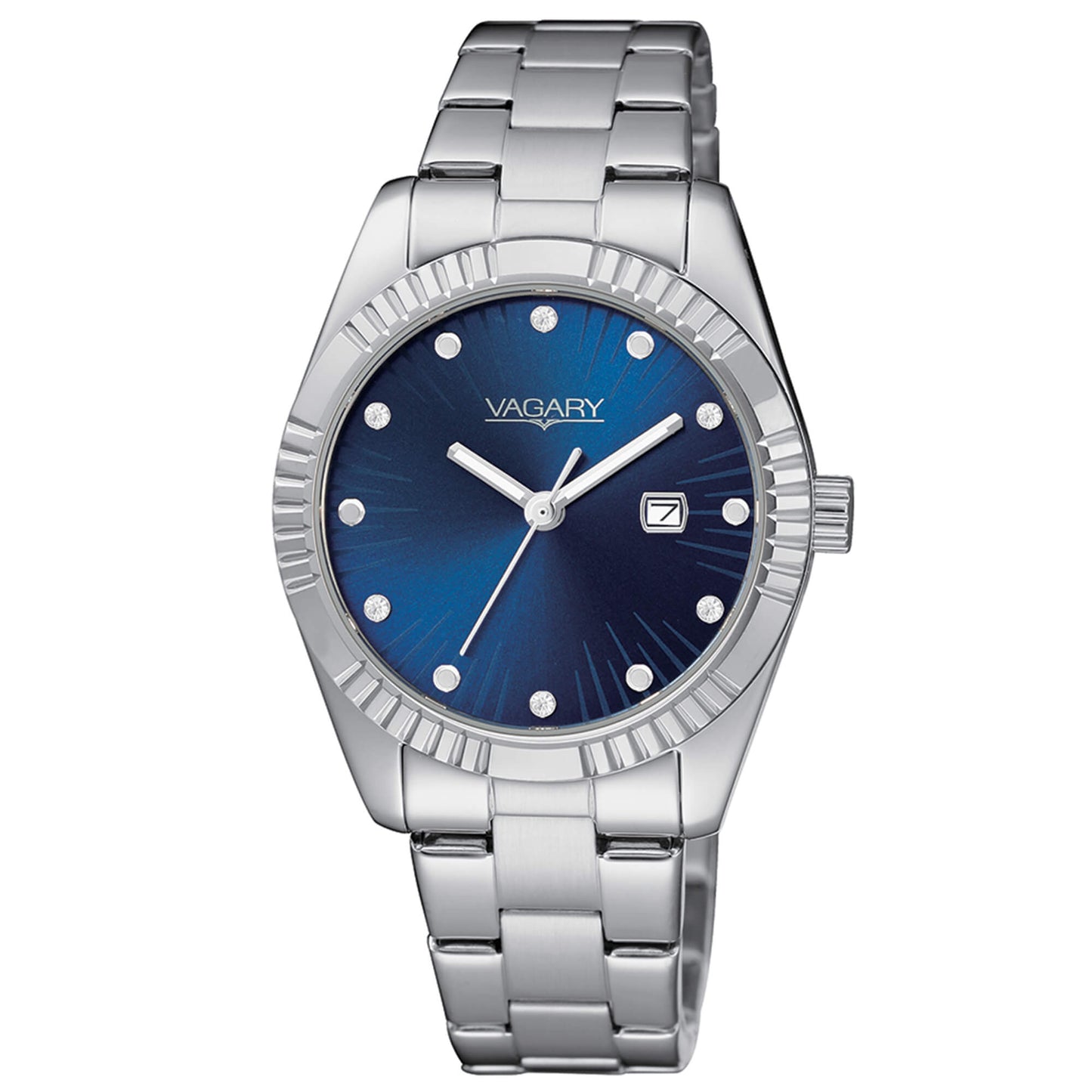 Orologio Vagary Timeless Lady 31 mm Blu con cristalli