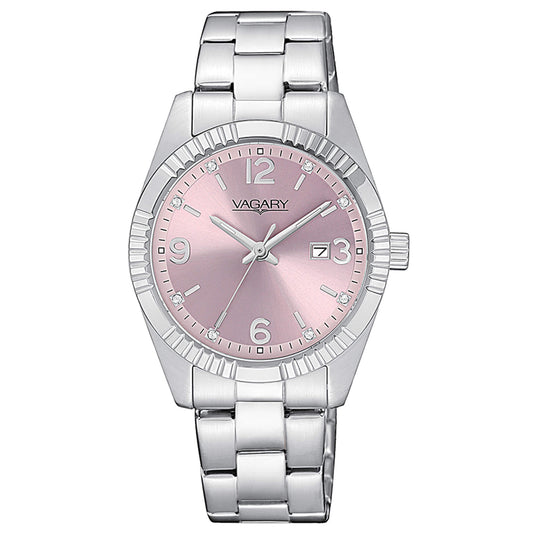 Orologio Vagary Timeless Lady 31 mm Rosa con cristalli
