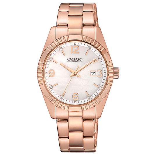 Orologio Vagary Timeless Lady 31 mm Pvd Oro Rosa Madreperla