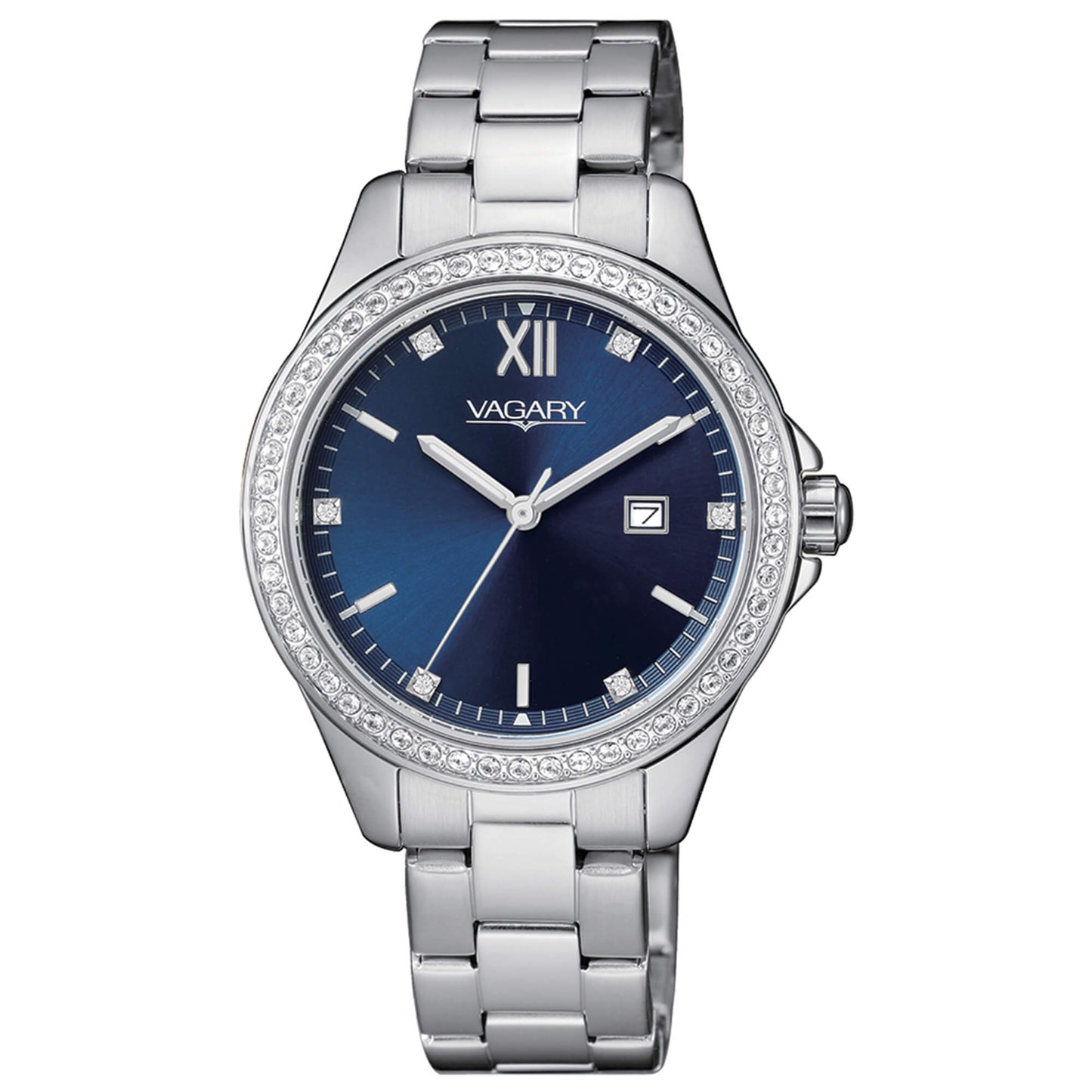 Orologio Vagary Timeless Lady Strass 32 mm Blu con Cristalli