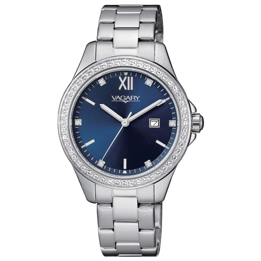 Orologio Vagary Timeless Lady Strass 32 mm Blu con Cristalli