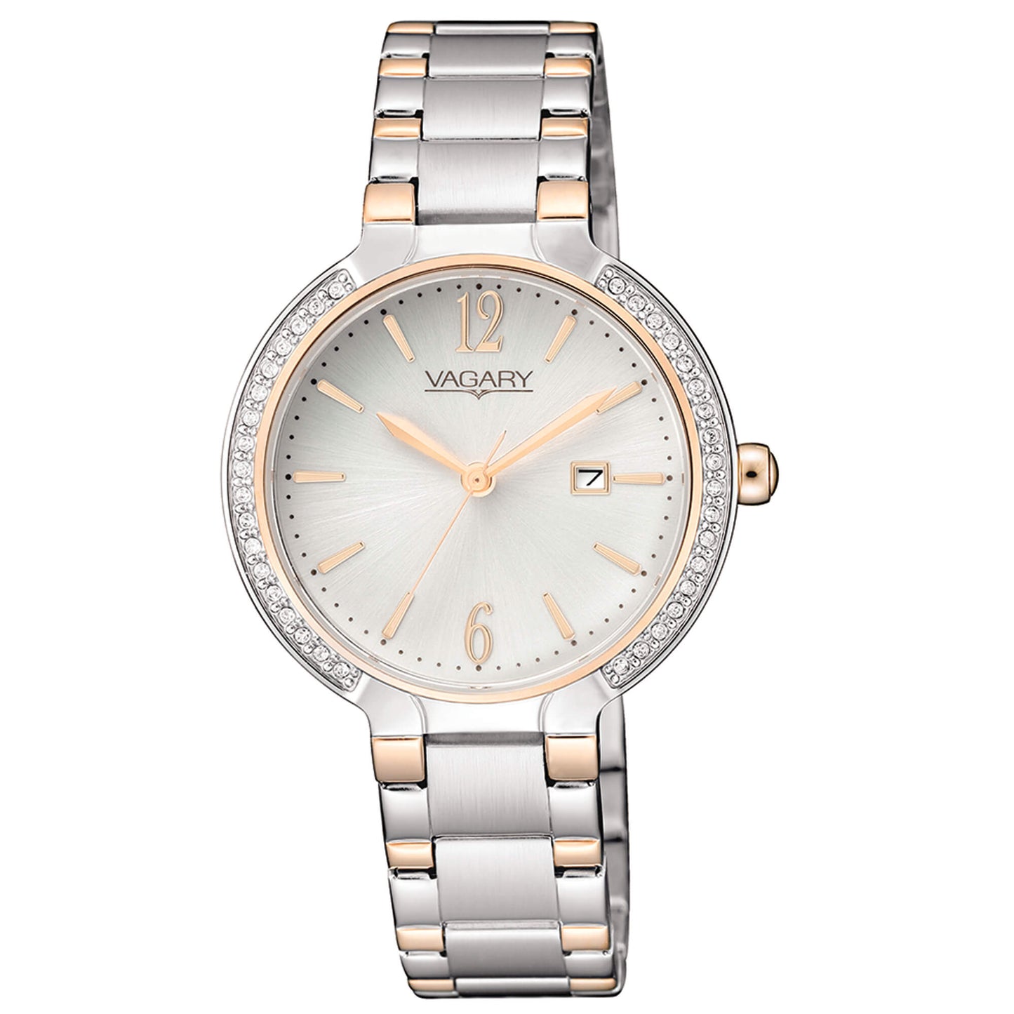 Orologio Vagary Flair Lady 32 mm Pvd Oro con cristalli