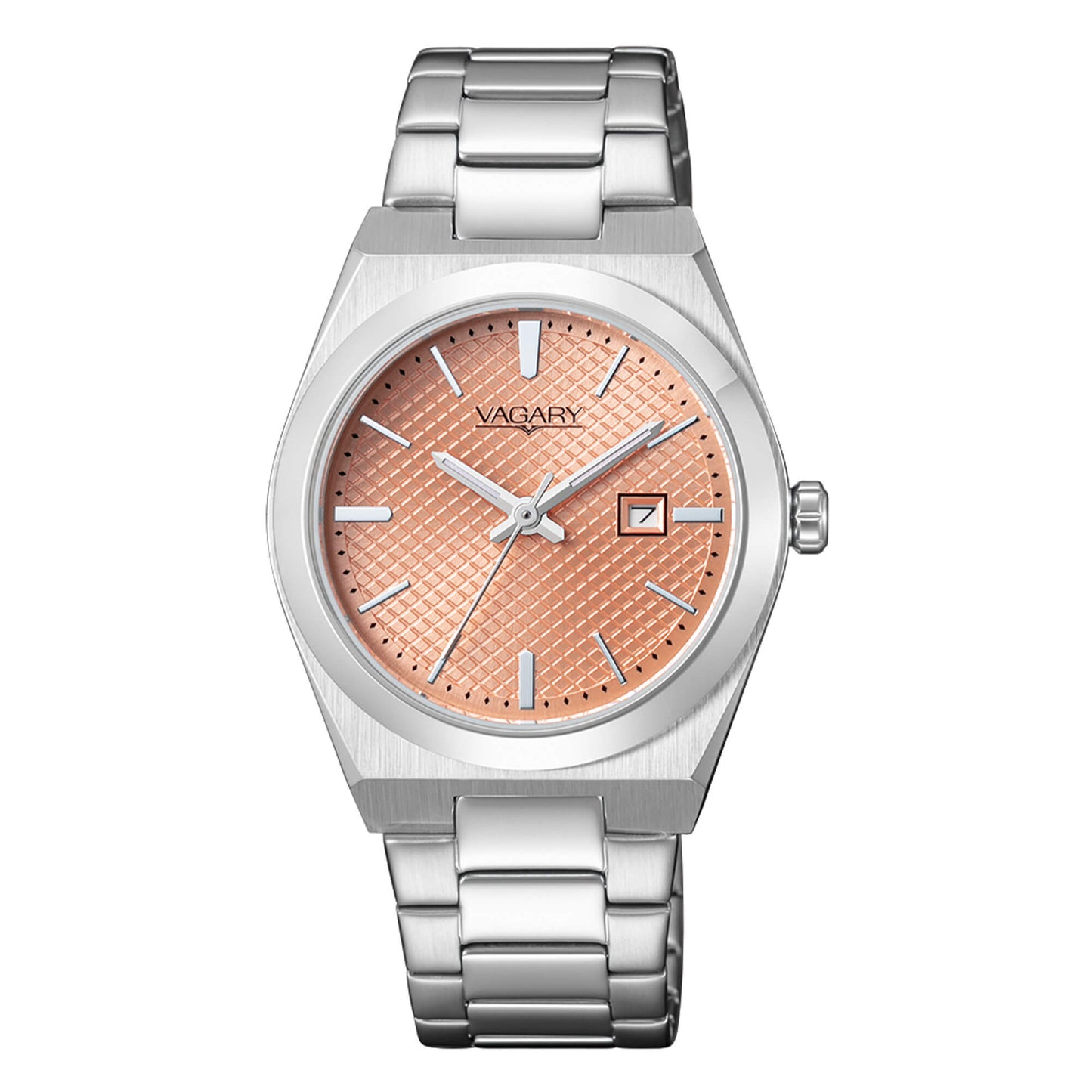 Orologio Vagary Timeless Lady 32 mm Acciaio Braccialato Salmone