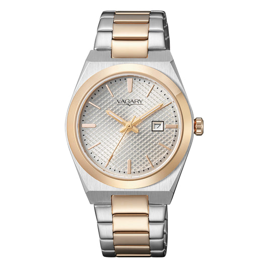 Orologio Vagary Timeless Lady 32 mm Acciaio Pvd Oro Braccialato Quadrante Silver