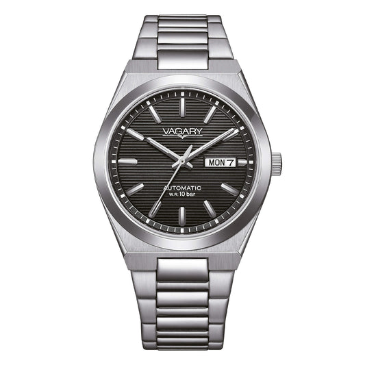 Orologio Vagary Timeless G.matic 101 Automatico 38 Mm Acciaio Braccialato Quadrante Nero