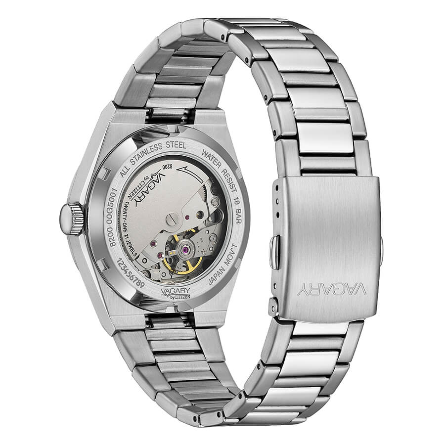Orologio Vagary Timeless G.matic 101 Automatico 38 Mm Acciaio Braccialato Quadrante Nero