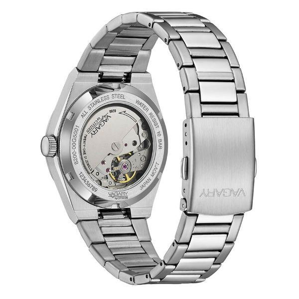 Orologio Vagary Timeless G.matic 101 Automatico 38 Mm Acciaio Braccialato Quadrante Verde