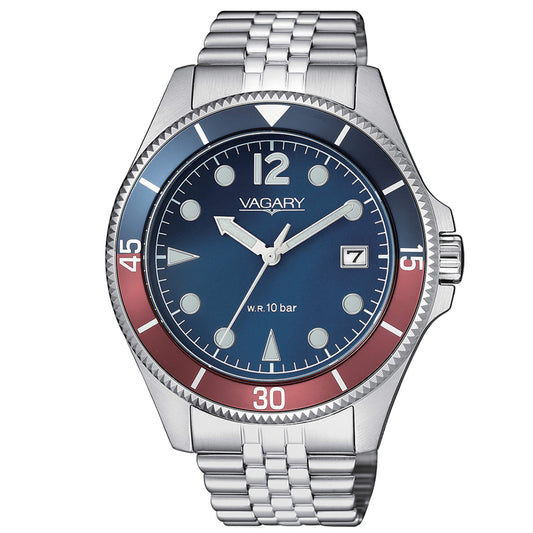 Orologio Vagary Aqua39 41 mm Blu