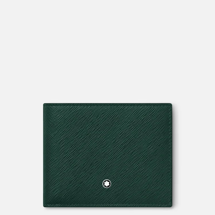 Portafogli Montblanc Sartorial Portafoglio 6 Scomparti Pelle Verde