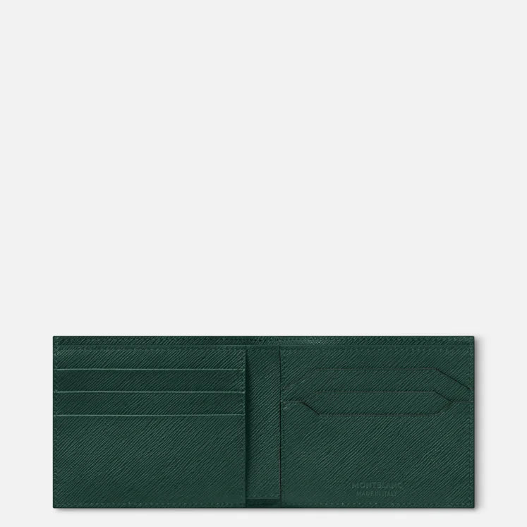 Portafogli Montblanc Sartorial Portafoglio 6 Scomparti Pelle Verde