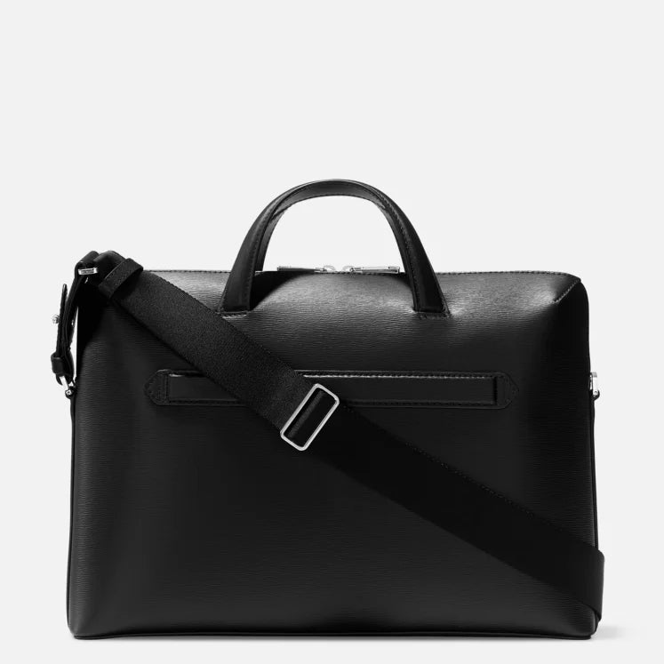 Borse Lavoro Montblanc Meisterstuck Borsa Porta Documenti Donna Pelle Nera