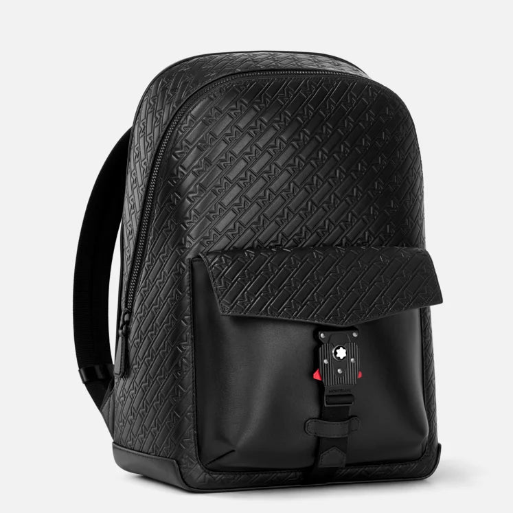 Zaini Montblanc Meisterstuck M Gram Zaino In Pelle Nero