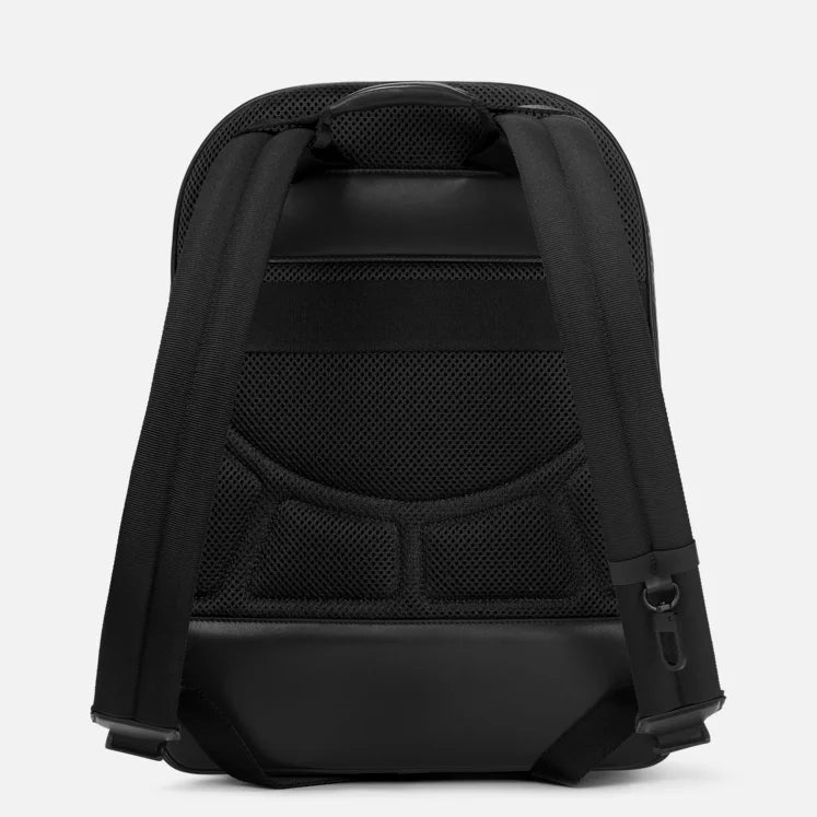 Zaini Montblanc Meisterstuck M Gram Zaino In Pelle Nero