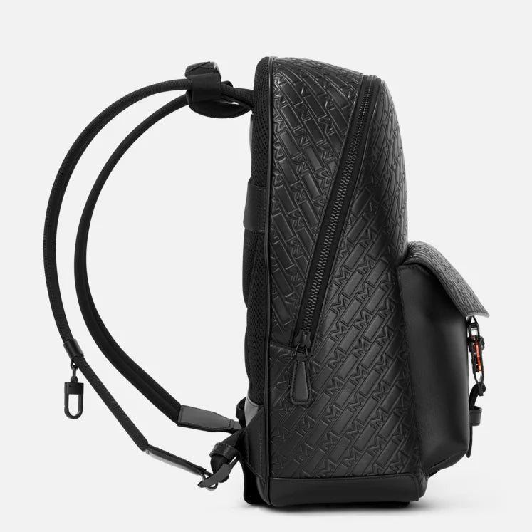 Zaini Montblanc Meisterstuck M Gram Zaino In Pelle Nero