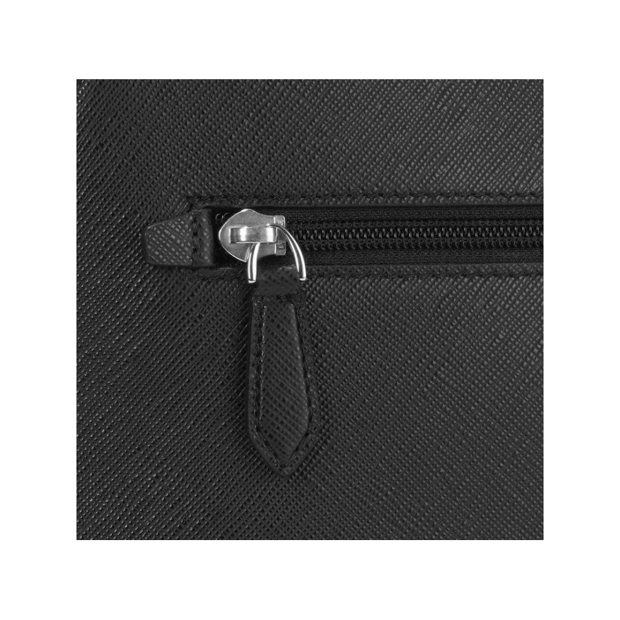 Zaini Montblanc Sartorial Zaino Medio 3 Scomparti Pelle Nero