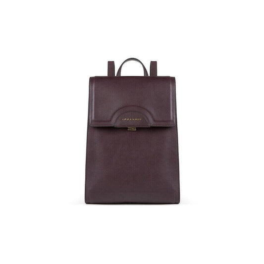 Zaini Piquadro Zaino Donna Porta Pc Ipad In Pelle Bordeaux