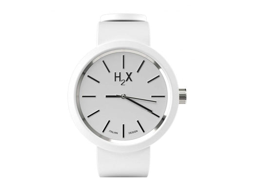 Orologio H2X New One Lady Silicone Bianco