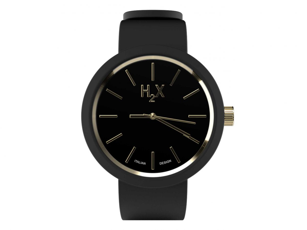 Orologio H2X New One Unisex Silicone Nero