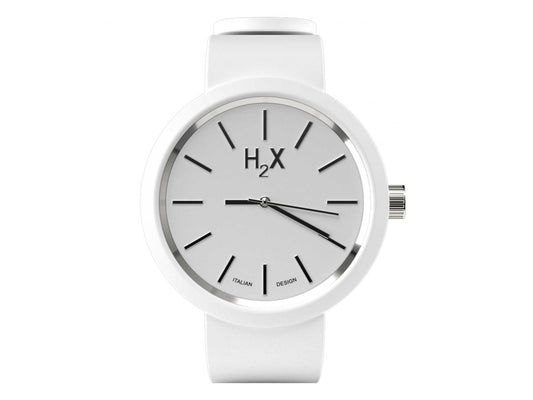 Orologio H2X New One Unisex Silicone Bianco