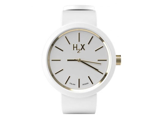 Orologio H2X New One Unisex Silicone Bianco